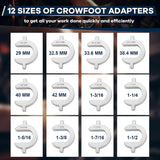 13PCS Steering Tie Rod Inner Ball Removal Extractor Tool Kit