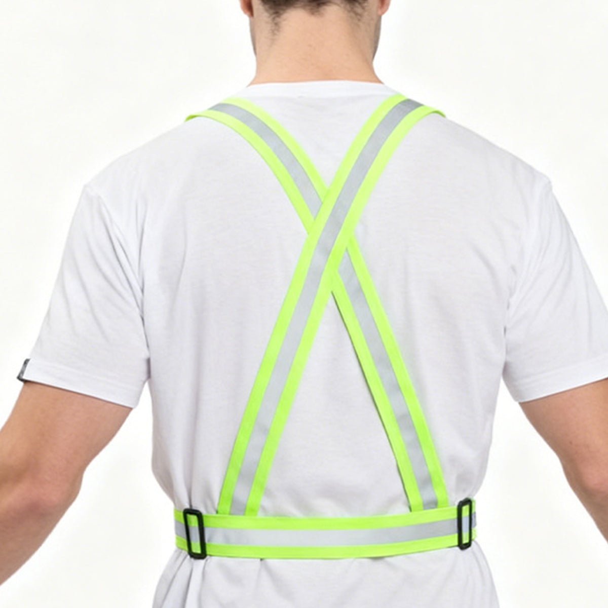 Reflective Shoulder Strap Safety Vest High Visibility for Warehouse Use