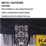 Stainless Steel Toolbox Portable Plastic Storage Case for Warehouse Tools