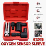 5-Piece Oxygen Sensor Socket Set for Automotive Emission System Service