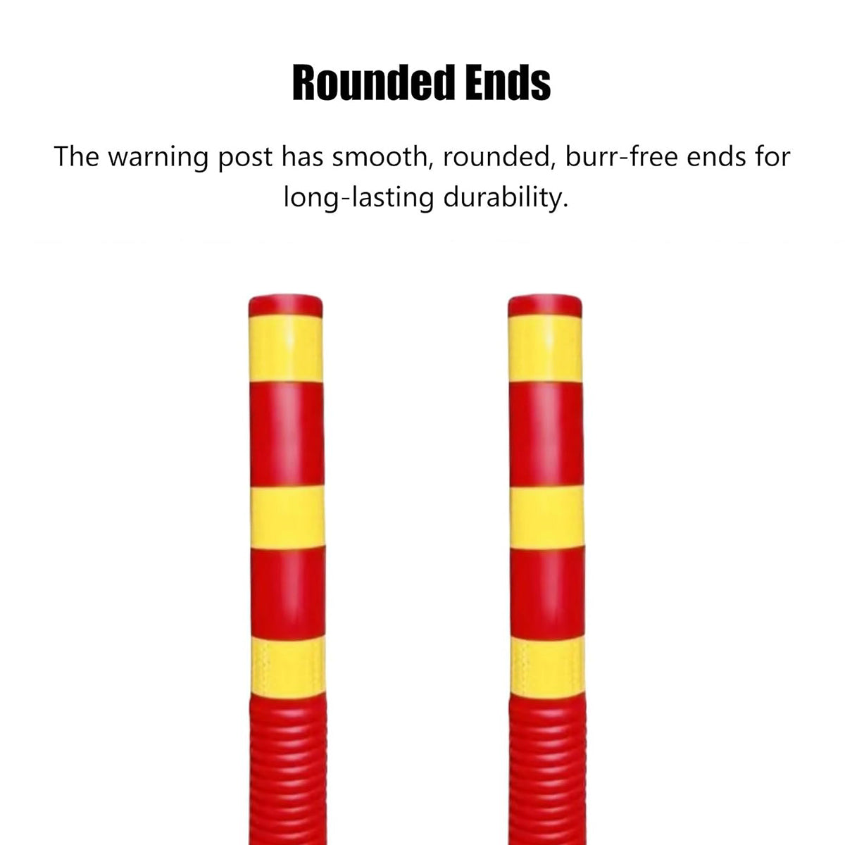 Plastic Safety Traffic Cones Impact Resistant Road Warning 2PCS