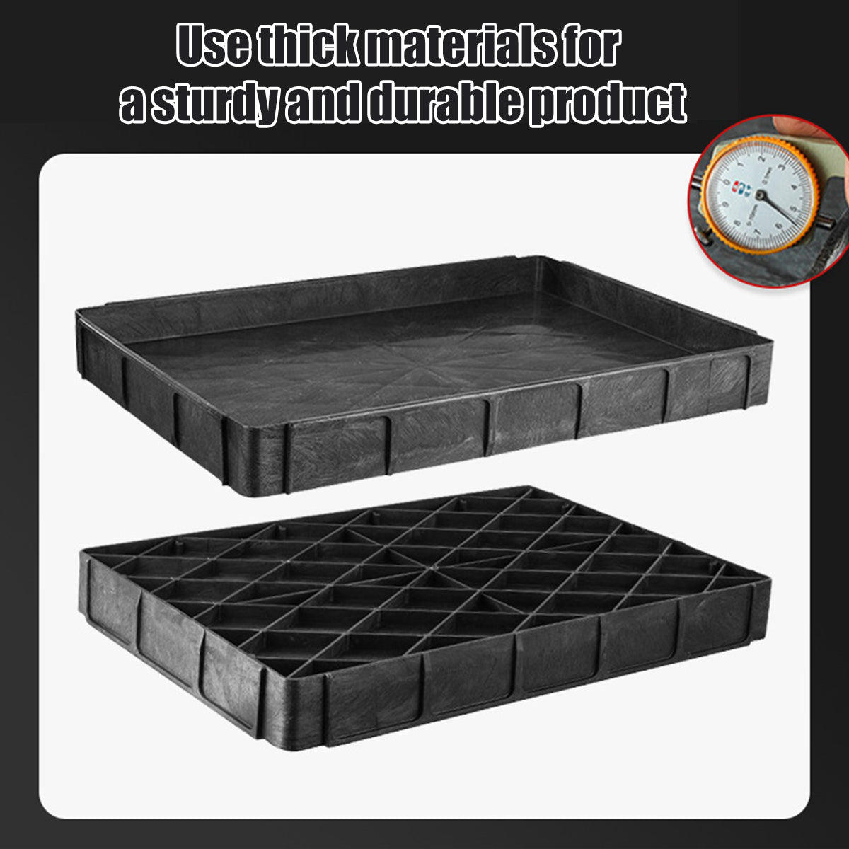 2 Tier Rolling Tool Cart Storage Organizer for Warehouse Workshop