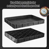 2 Tier Rolling Tool Cart Storage Organizer for Warehouse Workshop