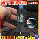 Car Digital Depth Gauge Tyre Tread Brake Pad Caliper LCD