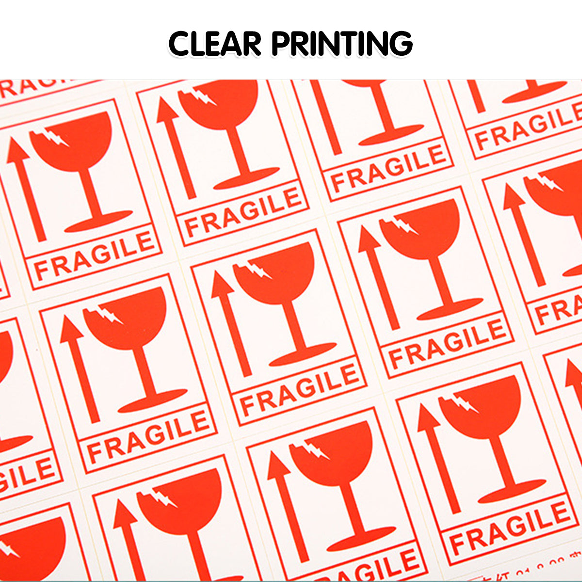 640PCS Fragile Shipping Labels 5×4cm Self Adhesive Carton Warning Stickers