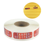5 Rolls Tamper Proof Laser Security Labels Self Adhesive Sealing Stickers