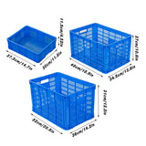 Plastic Rectangular Storage Basket Ventilated Stackable Transport Box