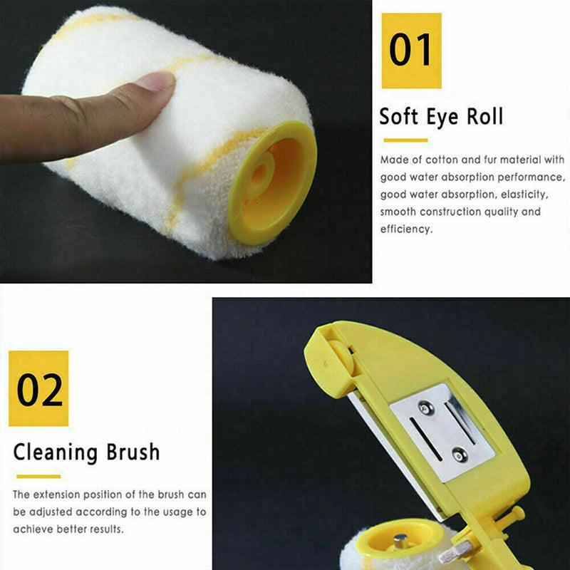Handheld Paint Edger Roller Brush For Walls Ceilings Baseboards