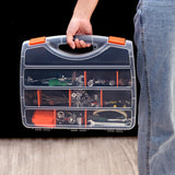 Clear Plastic Storage Box Multi Compartment Small Parts Organizer