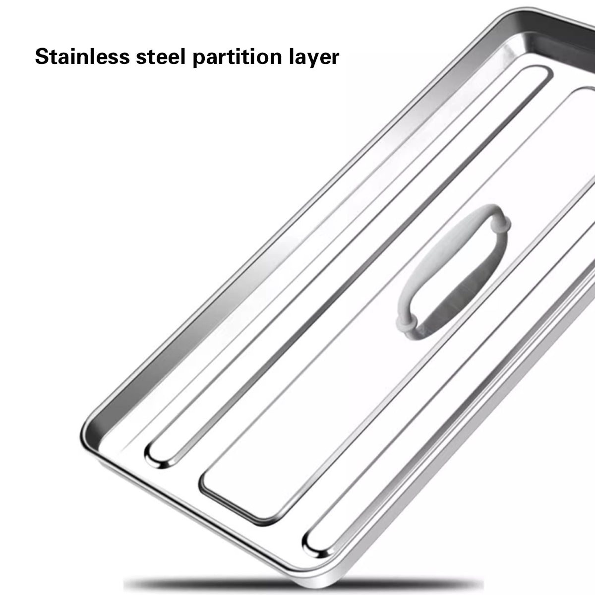 Stainless Steel Toolbox Portable Hand Carry Tool Storage Case