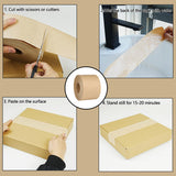Water Activated Kraft Paper Tape 3Rolls Carton Sealing Packaging Tape