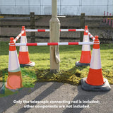 1–2M Telescopic Connecting Rod for Road Cone and Bucket Linking