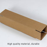 50pcs Long Strip Kraft Cardboard Shipping Boxes for Warehouse Storage