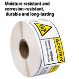 Overweight Warning Label Sticker Roll 500pcs Shipping Alert