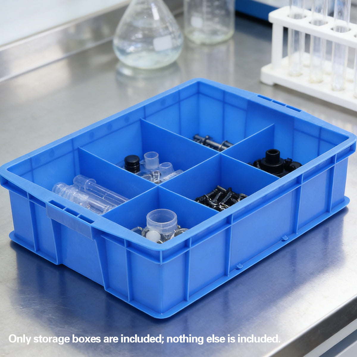Thickened Plastic Storage Box with 3/6 Compartments for Hardware Tools