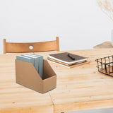 10pcs Slanted Cardboard Display Storage Boxes Organiser