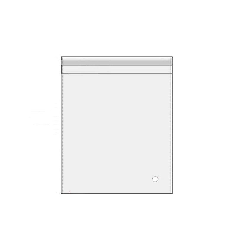 100-1000pcs Clear Self-Adhesive OPP Bags Resealable Plastic