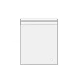 100-1000pcs Clear Self-Adhesive OPP Bags Resealable Plastic