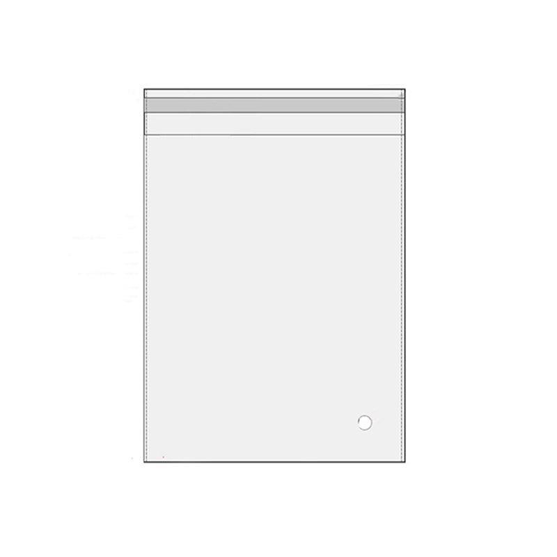 100-1000pcs Clear Self-Adhesive OPP Bags Resealable Plastic