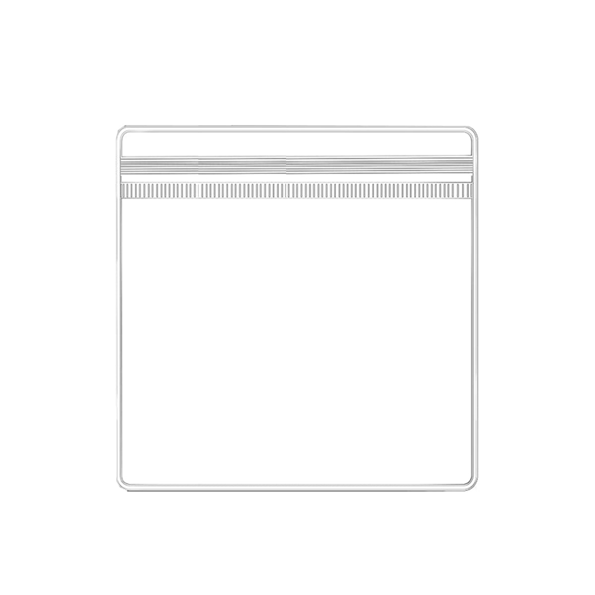 100pcs PVC Self-Sealing Jewelry Bags Dustproof Anti-Oxidation