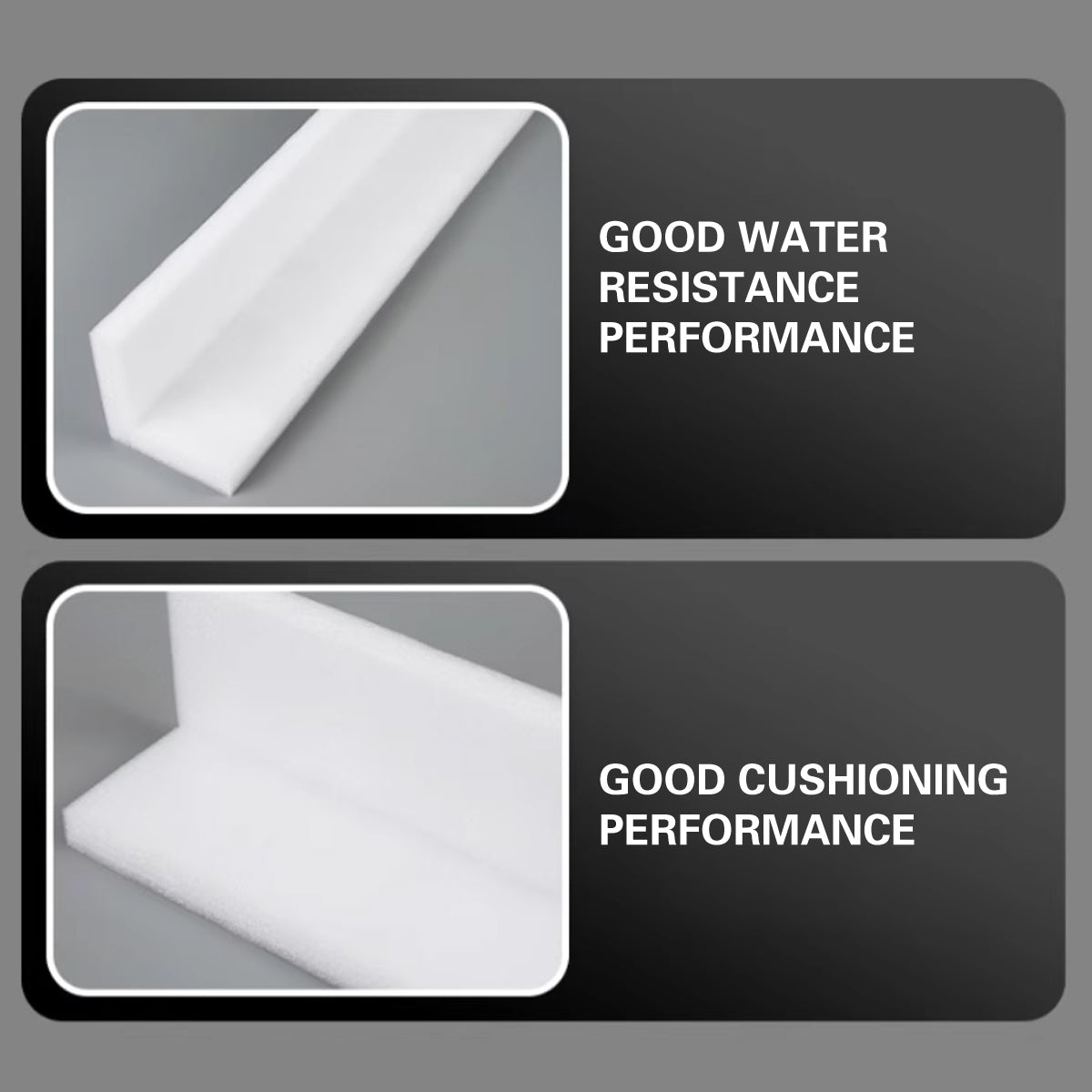 EPE Pearl Cotton L-Shaped Corner Protectors 20PCS for Furniture Cartons