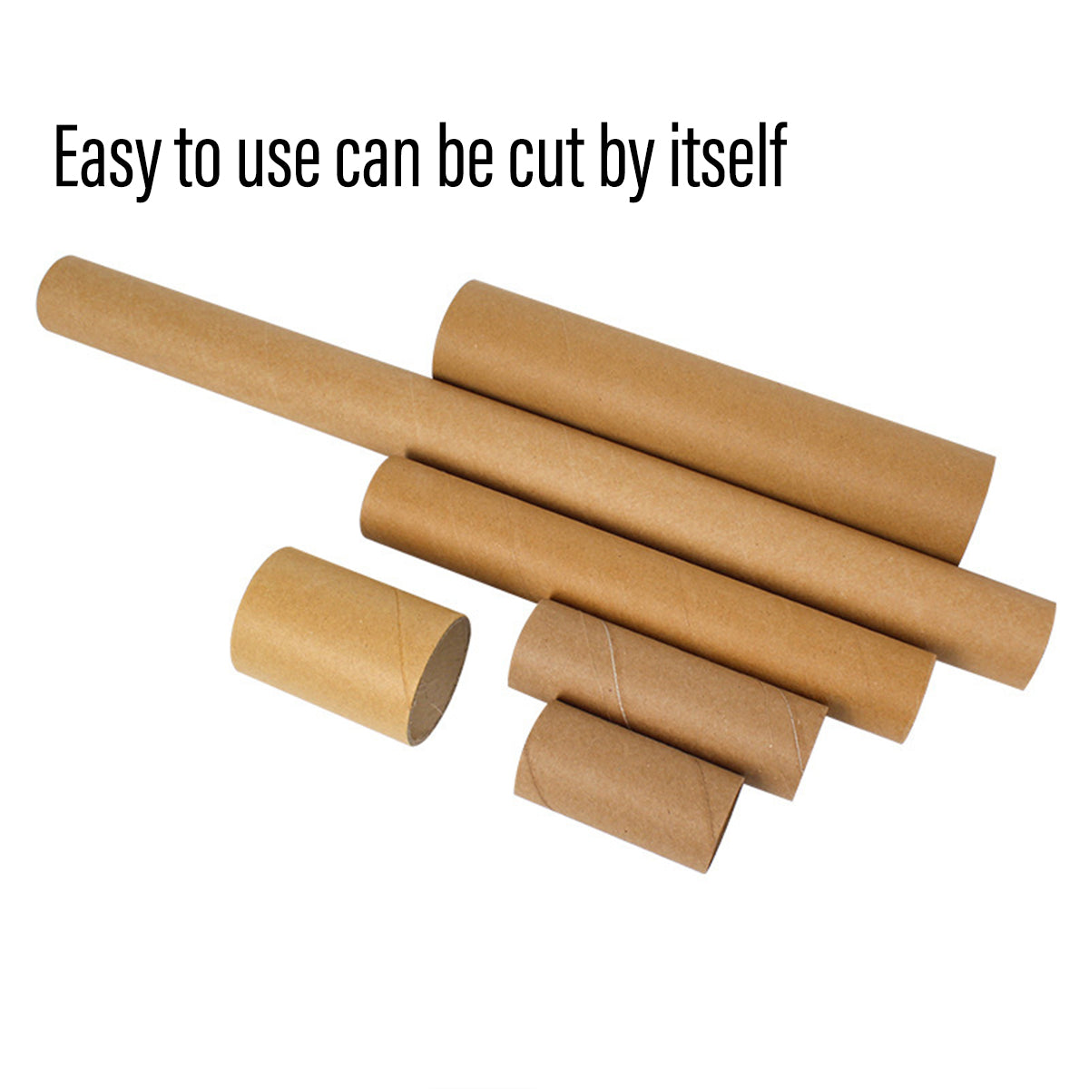Kraft Paper Packaging Tubes 10PCS Round Poster Storage Containers