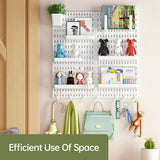 Wall Mounted Storage Rack No Drill Organizer for Home and Office