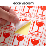 640PCS Fragile Shipping Labels 5×4cm Self Adhesive Carton Warning Stickers