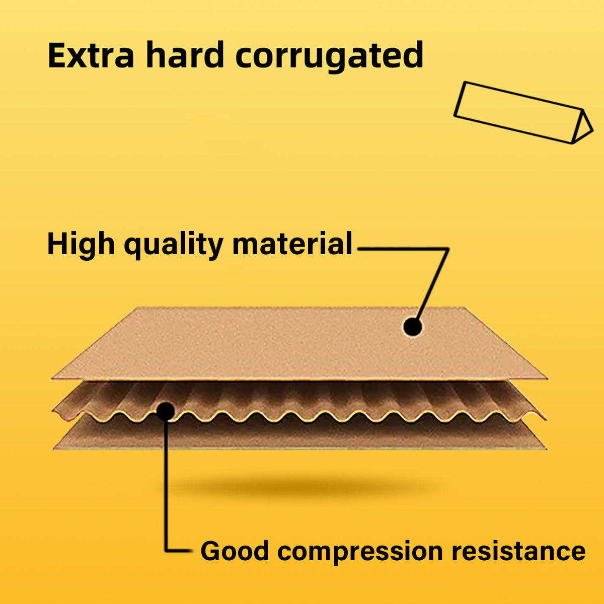 20PCS Triangular Carton Packing Boxes Corrugated Express Shipping Boxes