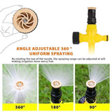 Auto Irrigation Lawn Sprinkler Adjustable 360-degree Rotation