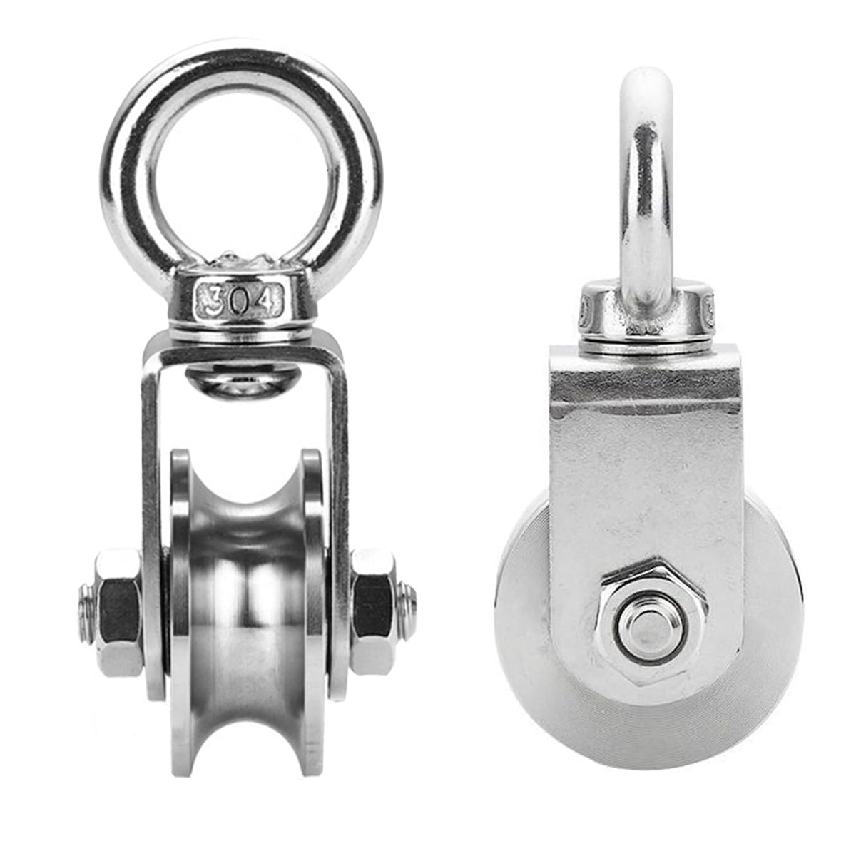 Stainless Steel U-Type Pulley Wheel Lifting Ring for Warehouse Hoist Systems