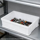 Rectangular Thickened Plastic Storage Box Durable for Warehouse Use