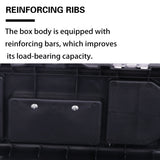 Stainless Steel Toolbox Portable Plastic Storage Case for Warehouse Tools