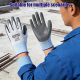 N518 Nitrile Coated Work Gloves Non Slip Safety Labor Gloves 20Pairs