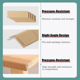 100PCS L-Shaped Kraft Paper Corner Protectors 20cm