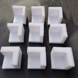 Anti-Collision Foam Corner Protectors EPE Furniture Guards 50PCS