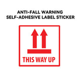300PCS Anti-Tripping Warning Stickers 12×12cm Shipping Box This Way Up Labels