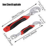Snap N Grip Universal Adjustable Wrench Set 2PCS Multi Function Tool