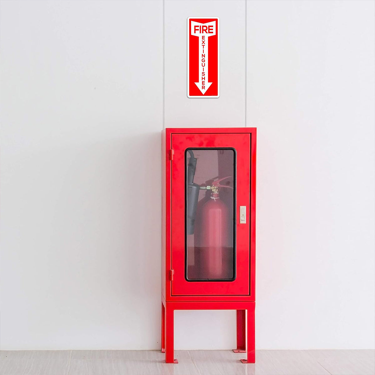 Fire Extinguisher Indicator Stickers Long-Lasting Safety Labels 30PCS