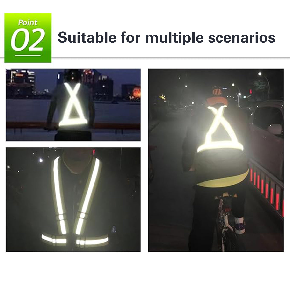 Reflective Shoulder Strap Safety Vest High Visibility for Warehouse Use