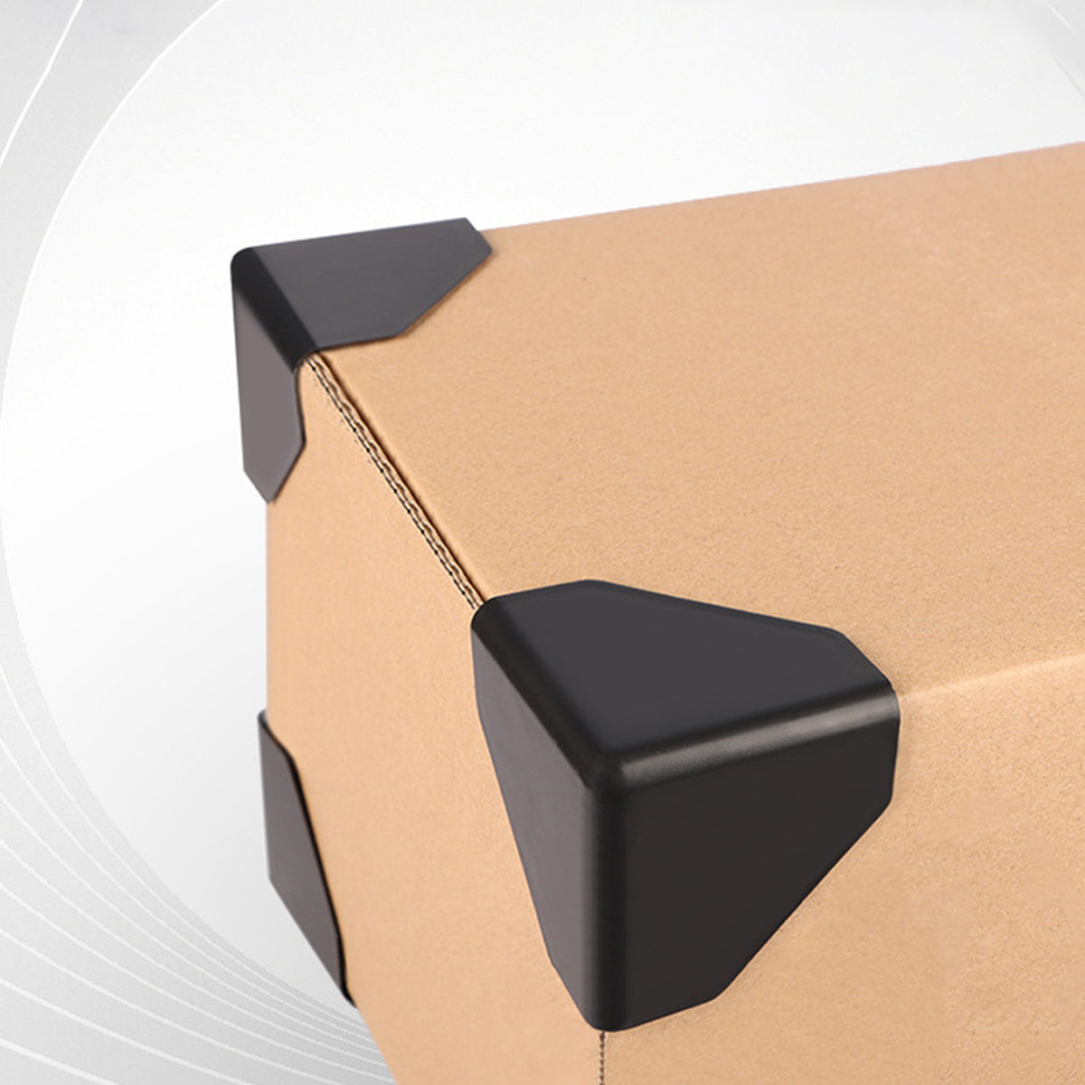 50PCS Cardboard Box Corner Protectors 2 Styles for Warehouse Packaging