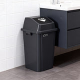 100L Outdoor Garbage Bin Large Capacity Durable Plastic Trash Can