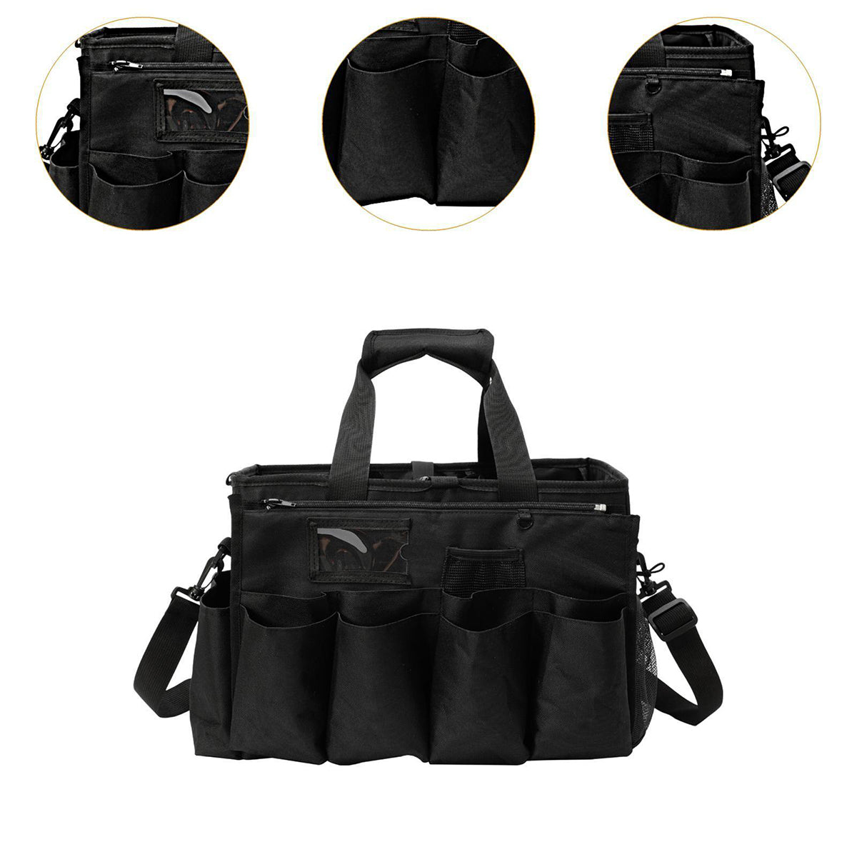 Large Capacity Cleaning Tool Storage Bag Oxford Cloth Organizer for Warehouse Use