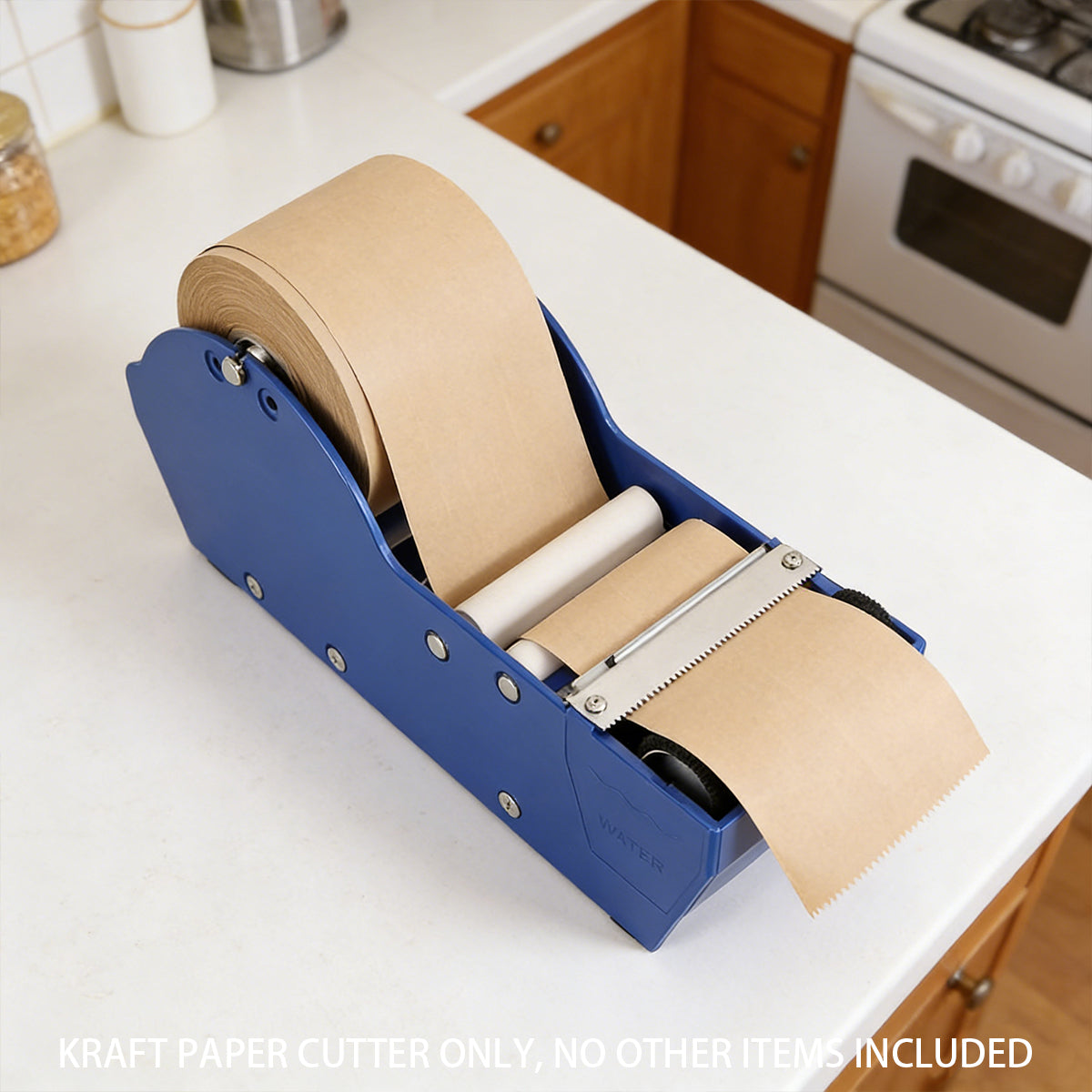 Water Activated Kraft Tape Dispenser Gummed Paper Cutter 30–80mm