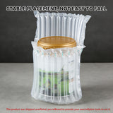 100PCS Air Column Cushion Bags 20×19cm Transparent Shockproof Shipping Protection