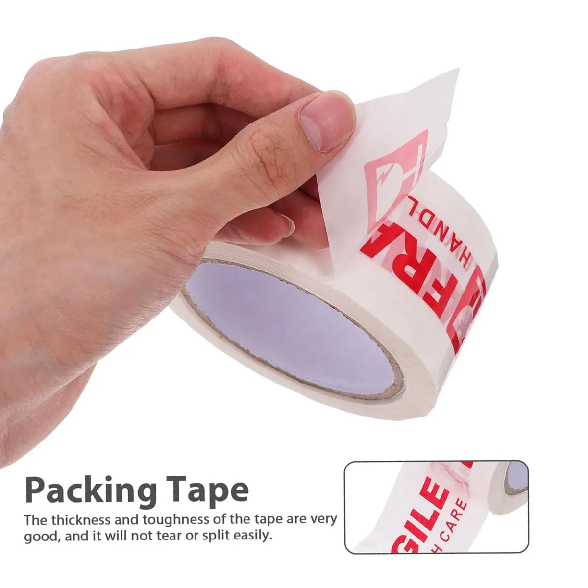 Fragile Warning Tape Handle With Care for Shipping and Packing Boxes