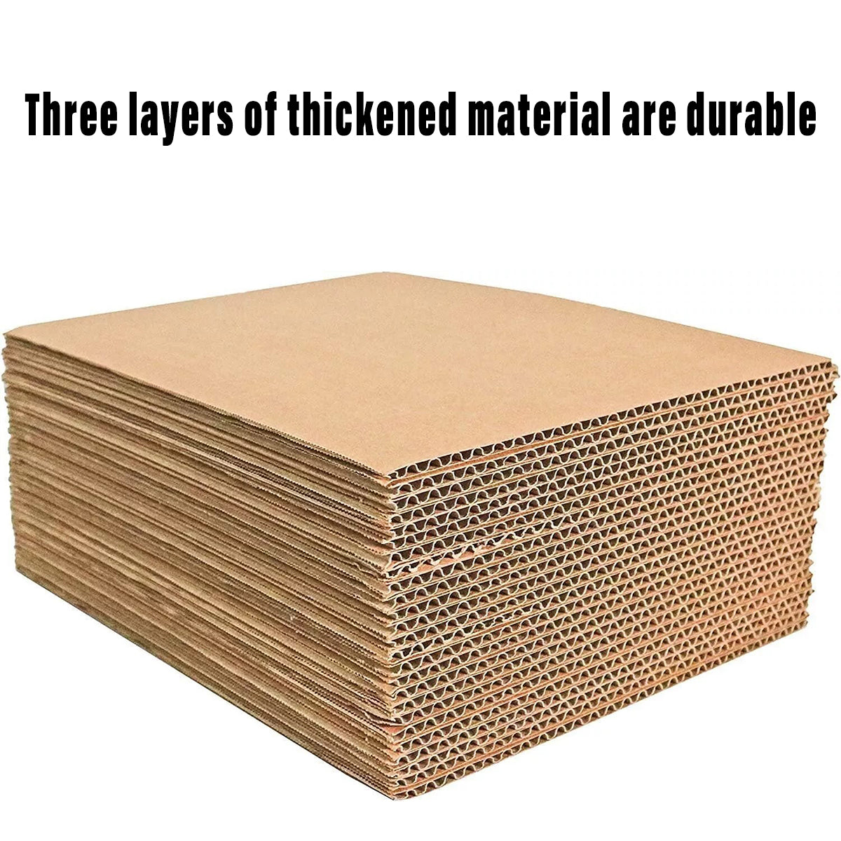 50PCS Corrugated Cardboard Sheets Carton Spacer Pads for Warehouse Packing
