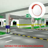 45cm Road Corner Wide-Angle Traffic Safety Mirror 230 Degree