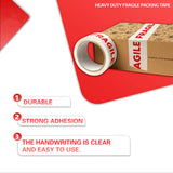 Fragile Warning Tape High Adhesion Shipping Box Labels 5 Rolls
