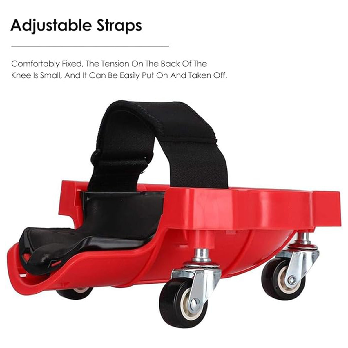 Bricklayer Knee Pad Tool Cart with Rolling Wheels for Construction